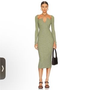NWT Jonathan Simkhai Elijah Lace Up Bodycon xs nwt